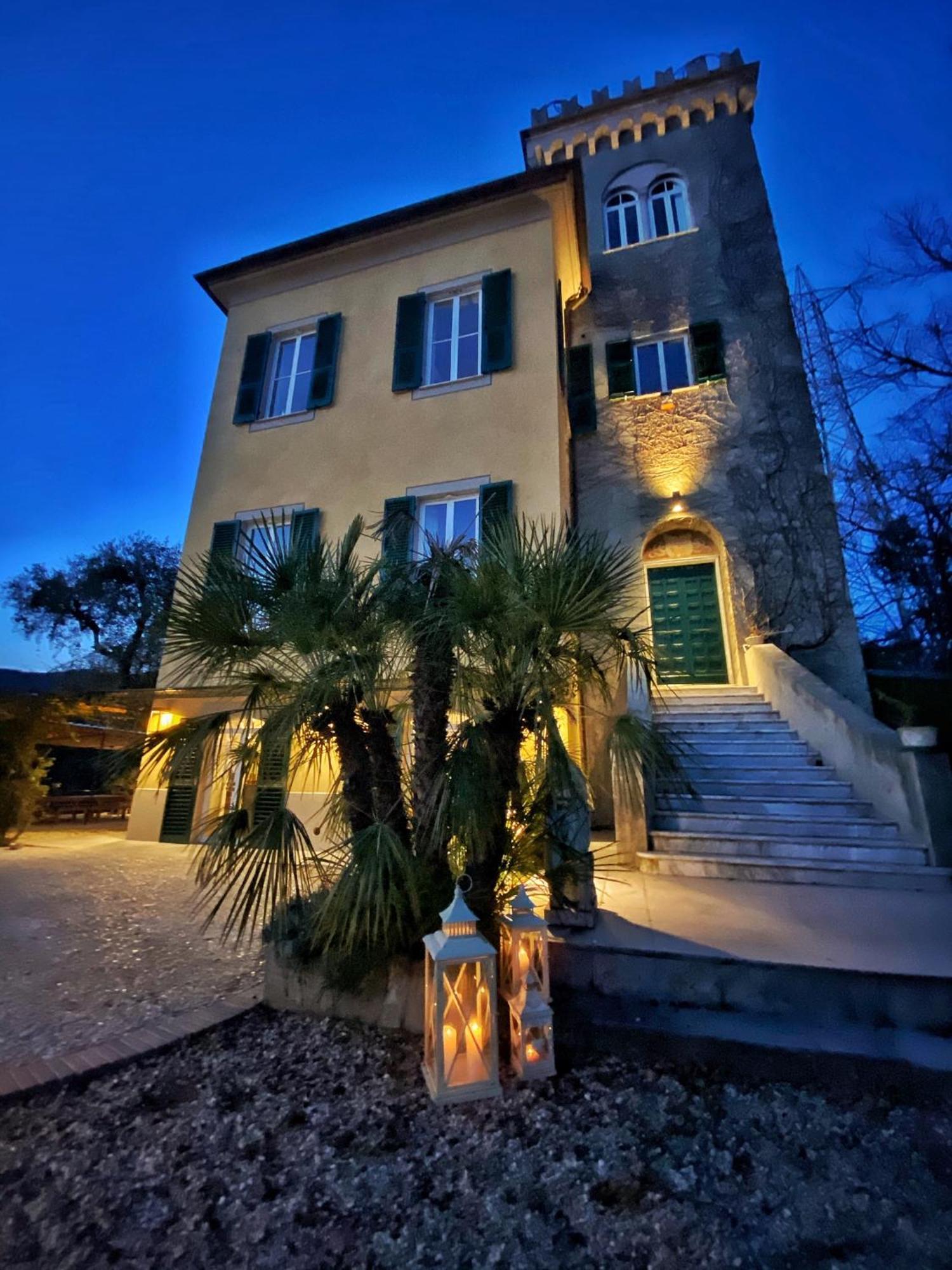 Torre Scribanti Villa Sestri Levante Bagian luar foto