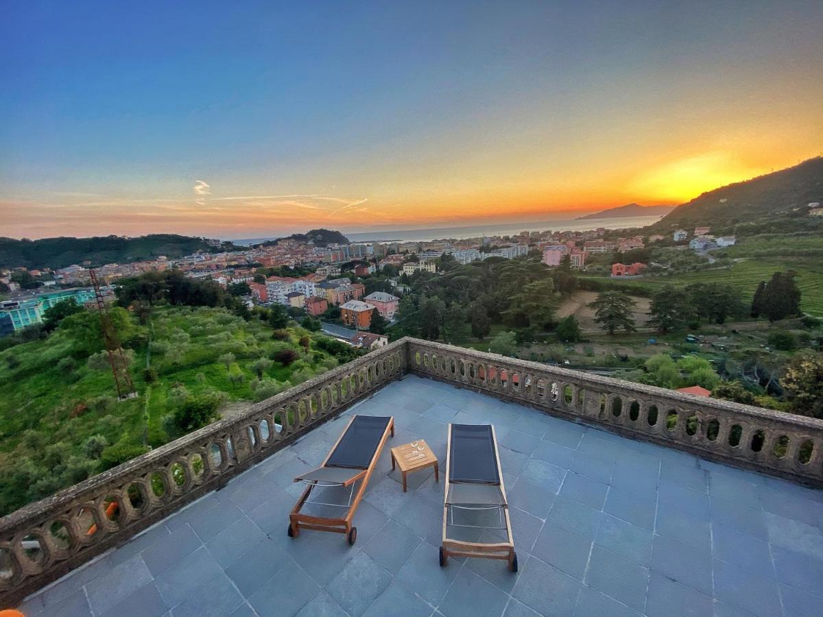 Torre Scribanti Villa Sestri Levante Bagian luar foto