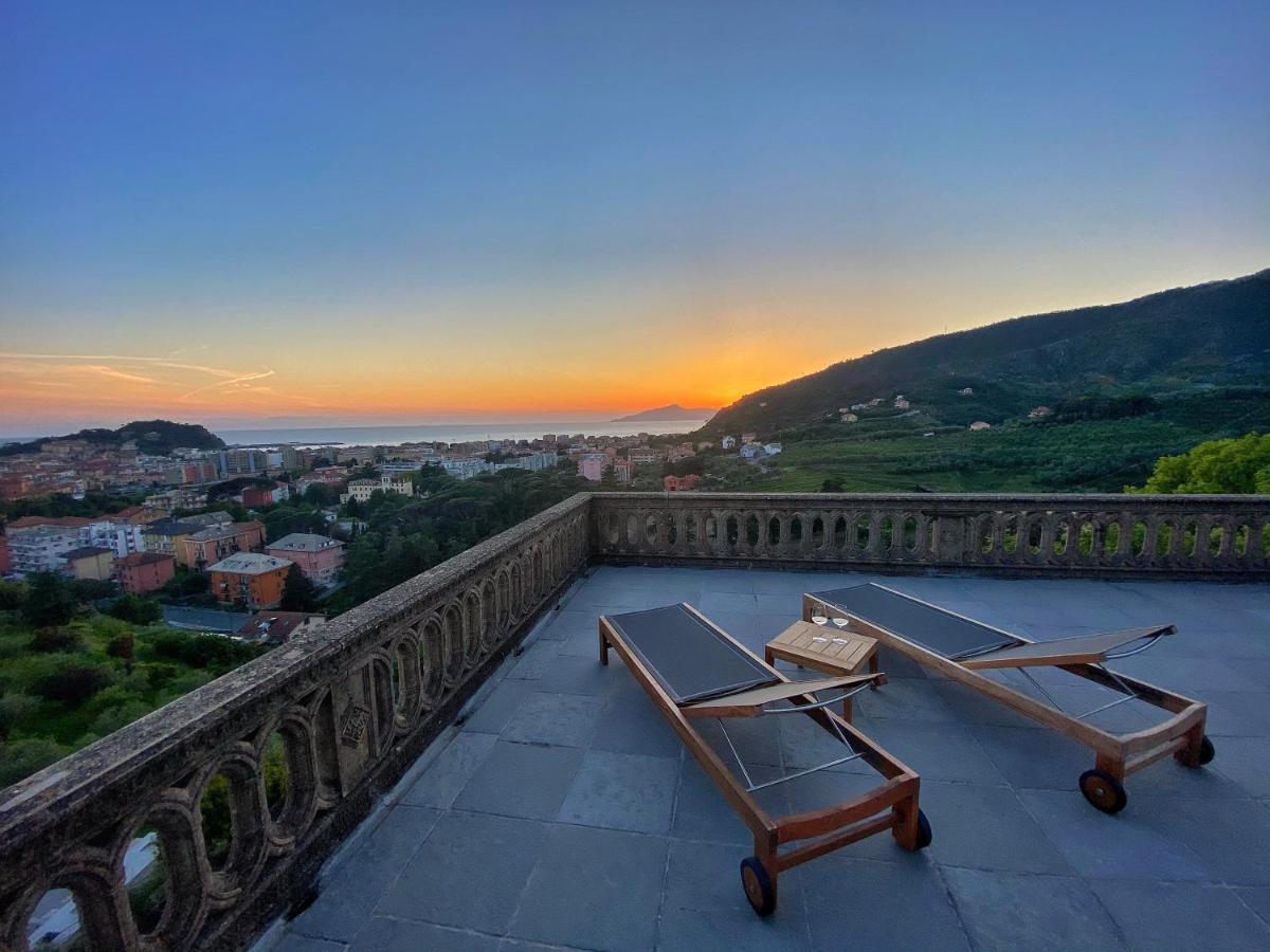 Torre Scribanti Villa Sestri Levante Bagian luar foto