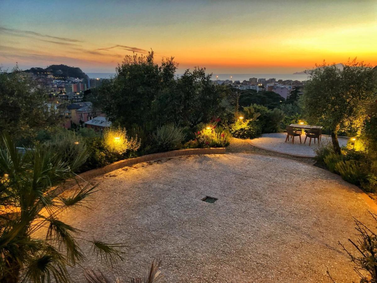 Torre Scribanti Villa Sestri Levante Bagian luar foto