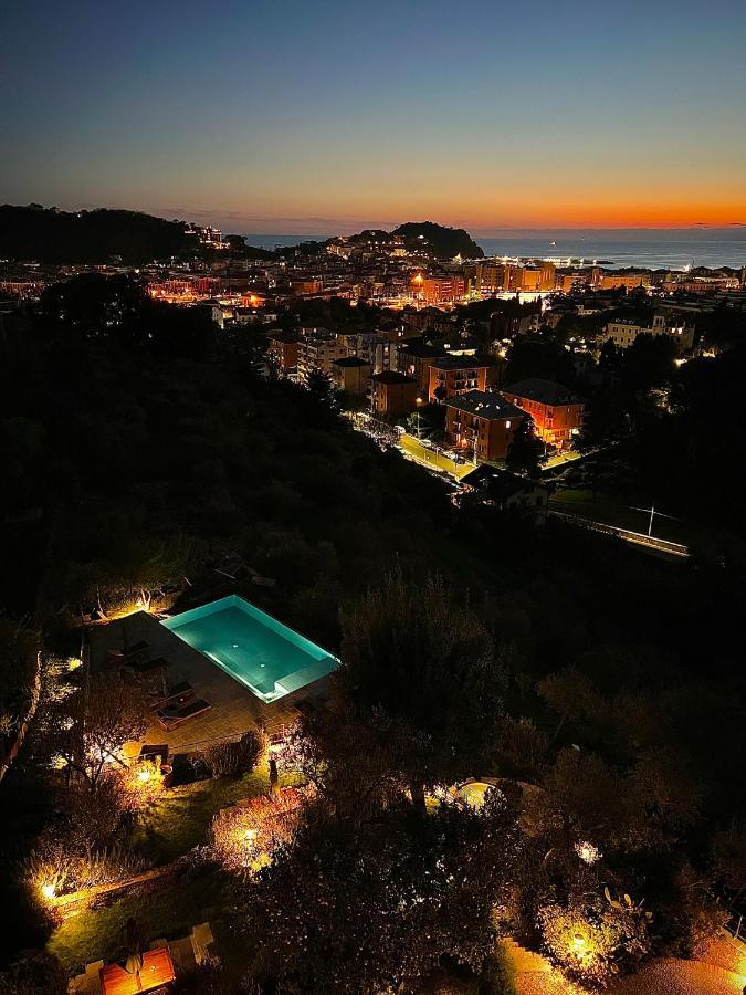 Torre Scribanti Villa Sestri Levante Bagian luar foto