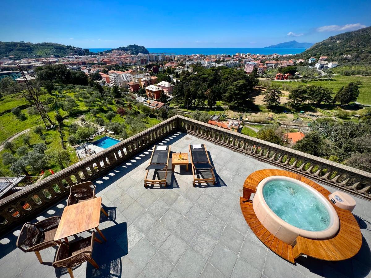 Torre Scribanti Villa Sestri Levante Bagian luar foto